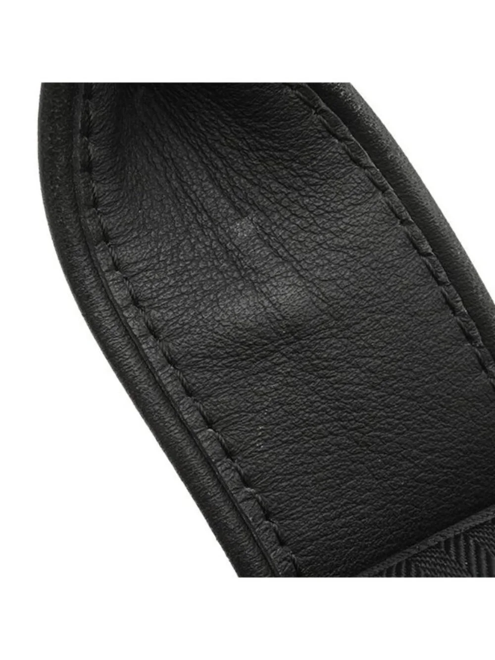 Hermes Business Bag Acapulco Odinatur Toile Chevron Leather Black Silver 2-Way